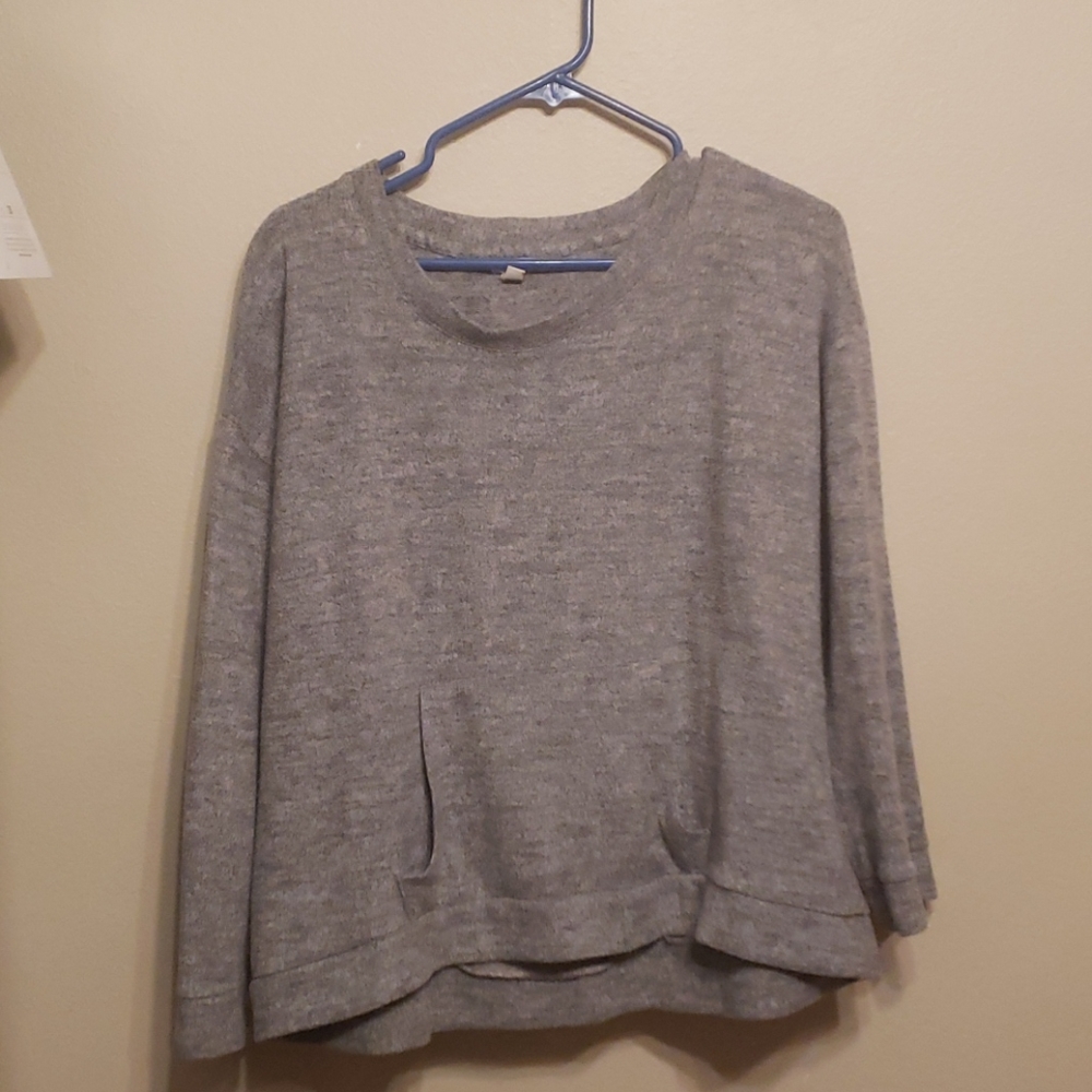 $13- Gently used Sonoma oversized Grey sweatshirt